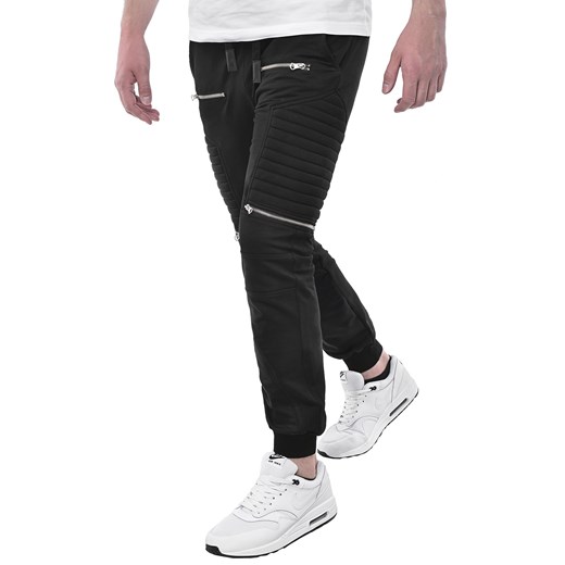 Wyprzedaż joggery dresowe atc1670a - czarne