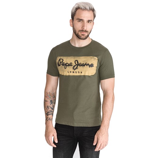 Pepe Jeans Charing Koszulka Zielony Pepe Jeans L promocyjna cena BIBLOO