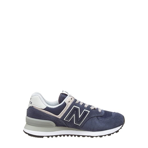 Buty sportowe damskie New Balance młodzieżowe wiosenne bez wzorów wiązane