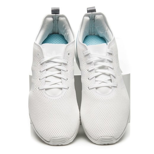 Buty sportowe damskie Adidas zx sznurowane płaskie wiosenne bez wzorów