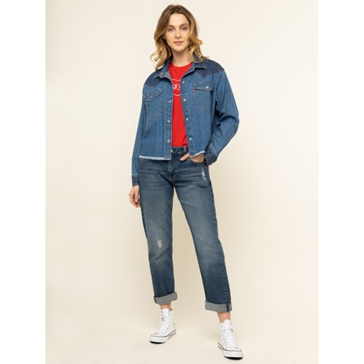 Koszula damska Levi's jesienna z długim rękawem casual z kołnierzykiem