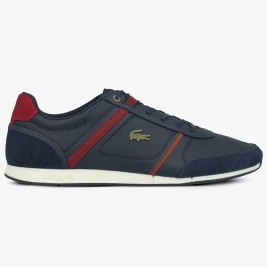 Buty sportowe męskie Lacoste granatowe sznurowane