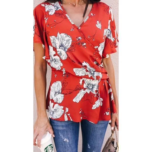 Bluzka Bartlett Red S