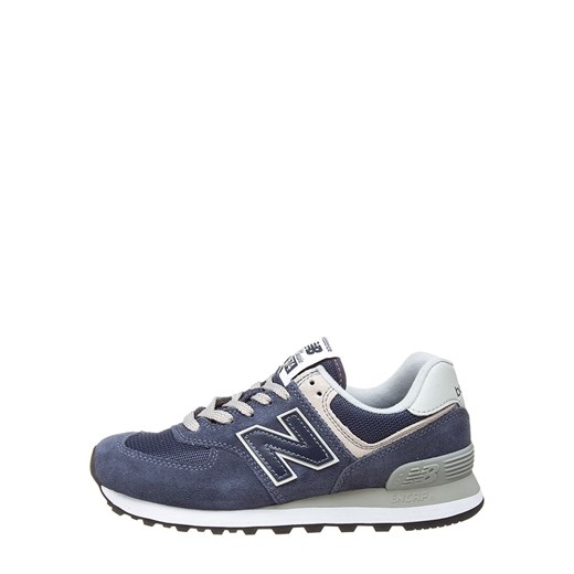 Buty sportowe damskie New Balance młodzieżowe bez wzorów wiązane