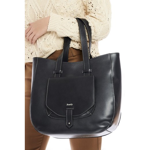 Shopper bag Rovicky skórzana duża