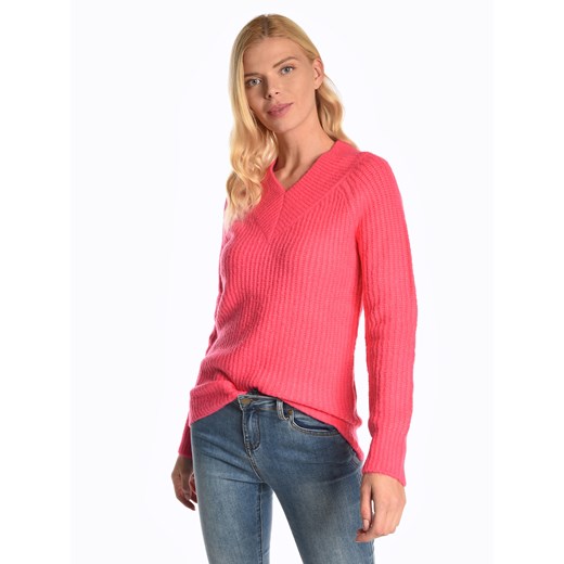Sweter damski różowy Gate casualowy