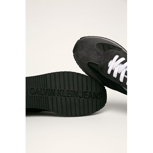 Buty sportowe męskie Calvin Klein czarne sznurowane