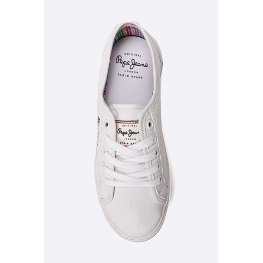 Trampki damskie Pepe Jeans płaskie sznurowane