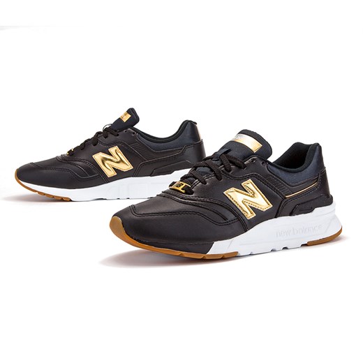 Buty sportowe damskie New Balance w stylu casual skórzane płaskie