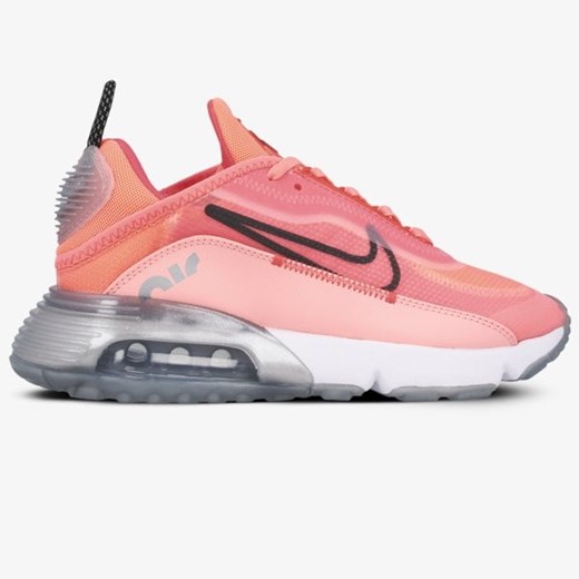 Buty sportowe damskie Nike bez wzorów płaskie różowe sznurowane