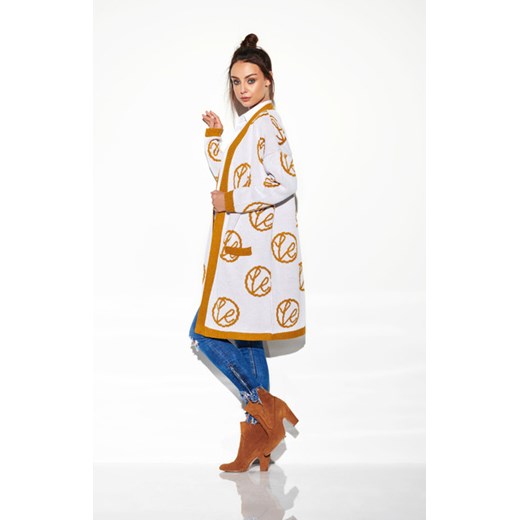 Sweter damski Lemoniade w serek w nadruki