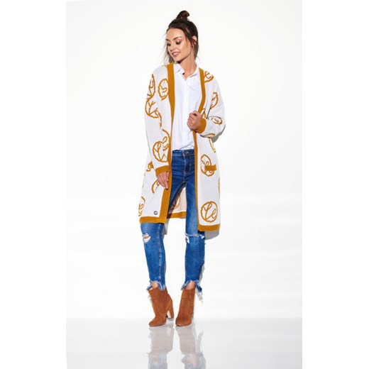 Sweter damski Lemoniade w serek w nadruki
