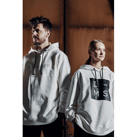 DISMISSED UNISEX HOODIE White ONE SIZE
