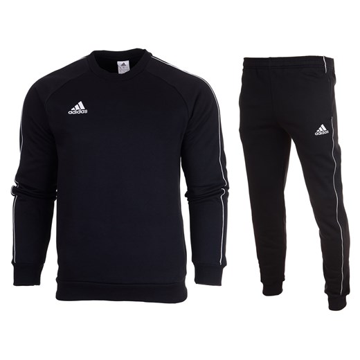 Dres kompletny Adidas meski spodnie bluza Core 18 CE9064 / CE9074