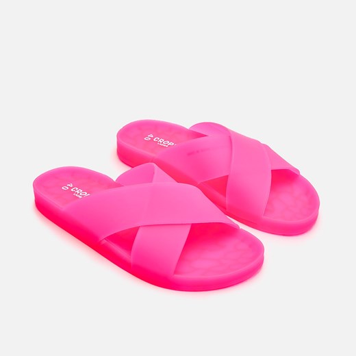 Cropp - Neonowe klapki - Różowy Cropp 39