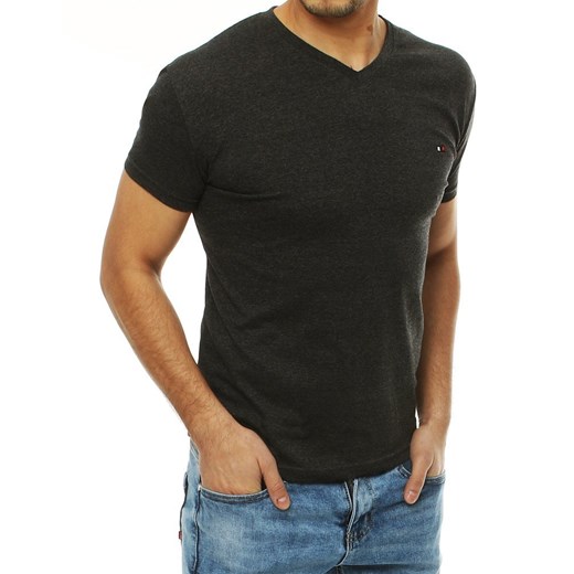 T-shirt męski Dstreet z krótkimi rękawami bez wzorów