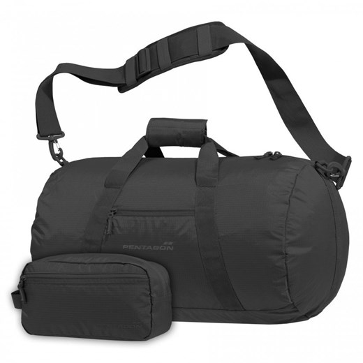 Torba i kosmetyczka Pentagon Kanon Duffle 45l, Black (K16102-01) Pentagon POZOSTAŁE TactGear.EU