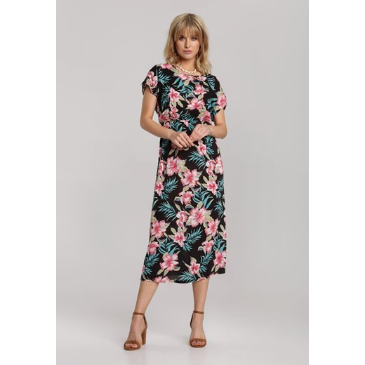Sukienka Renee midi w kwiaty casualowa na spacer