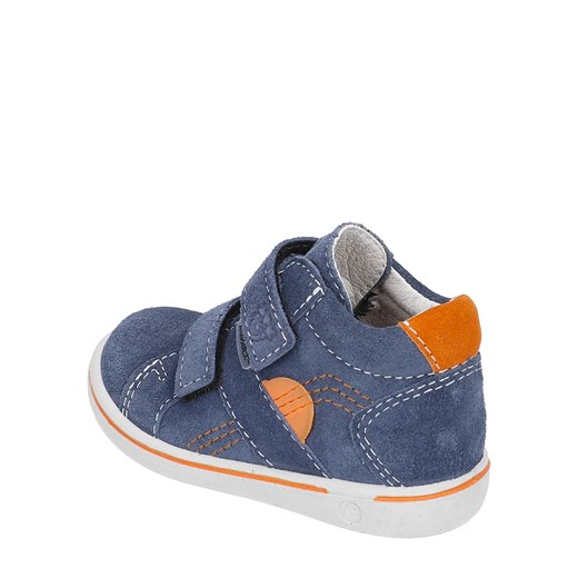 Skórzane sneakersy "Liam" w kolorze niebieskim