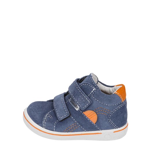 Skórzane sneakersy "Liam" w kolorze niebieskim