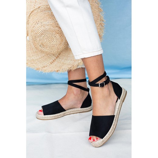 Casu espadryle damskie z tkaniny gładkie