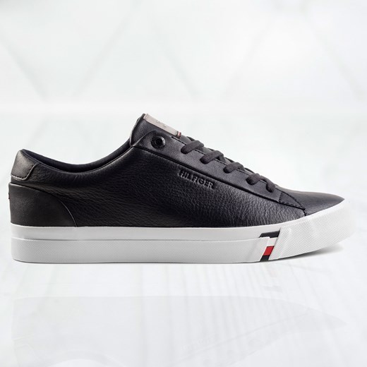 Trampki męskie czarne Tommy Hilfiger sznurowane
