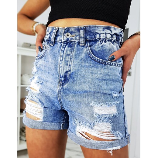 Spodenki damskie jeansowe REBELSON niebieskie SY0125 Dstreet XS DSTREET.PL