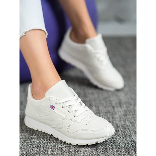 WIĄZANE BUTY Z EKO SKÓRY