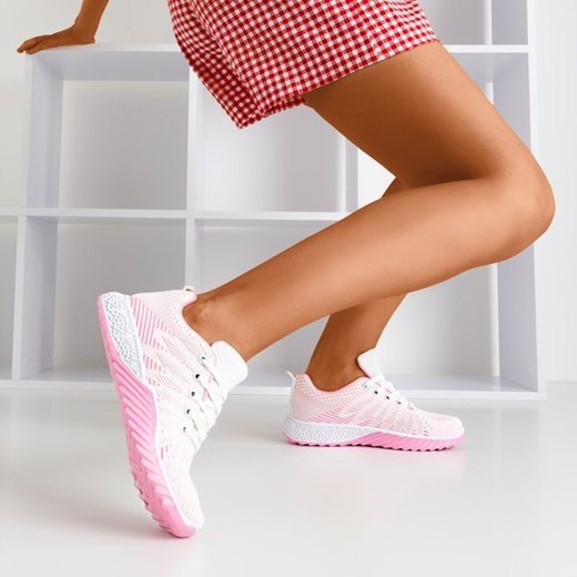 Buty sportowe damskie Royalfashion.pl na płaskiej podeszwie sznurowane