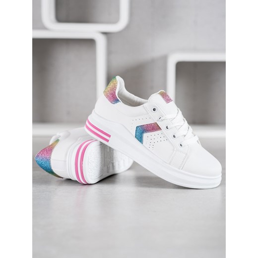 SNEAKERSY Z BROKATOWYMI WSTAWKAMI CzasNaButy 39 czasnabuty.pl