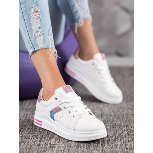SNEAKERSY Z BROKATOWYMI WSTAWKAMI CzasNaButy 39 czasnabuty.pl