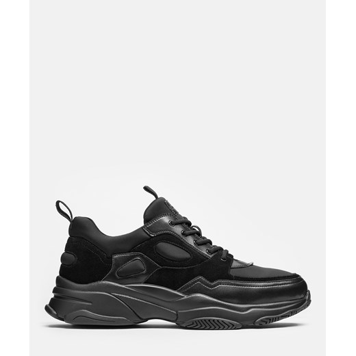 Czarne sneakersy męskie Kazar 43 okazja