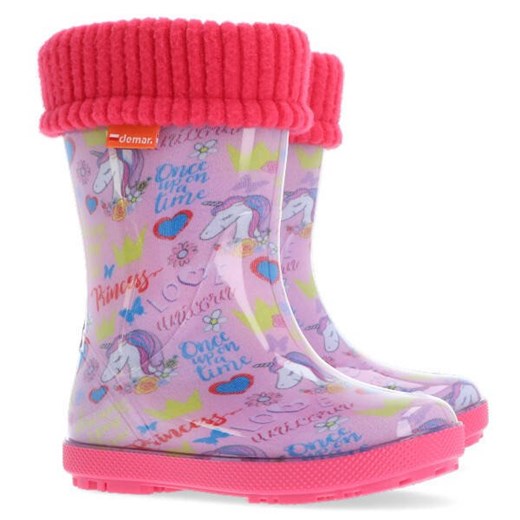 Kalosze dziecięce Demar 0048AL Hawaii Lux Print Al Unicorn Demar 23 bootstore.pl