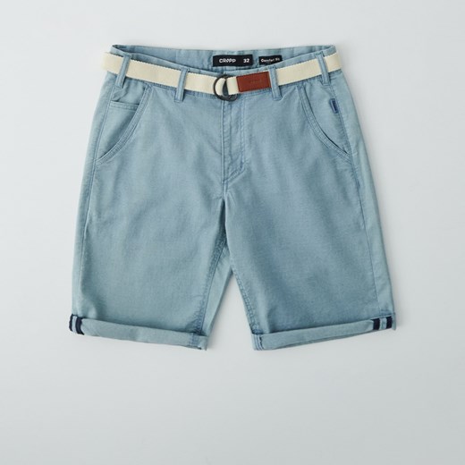 Spodenki męskie niebieskie Cropp jeansowe