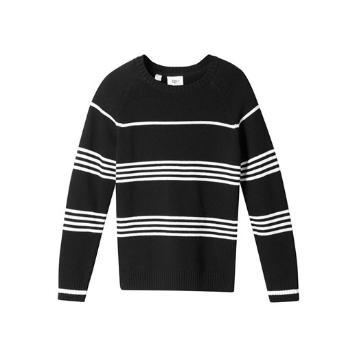 Sweter chłopięcy w paski | bonprix