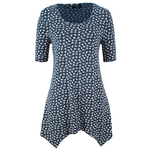Shirt z dłuższymi bokami, krótki rękaw | bonprix
