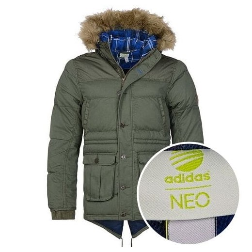 KURTKA MĘSKA ADIDAS NEO KHAKI
