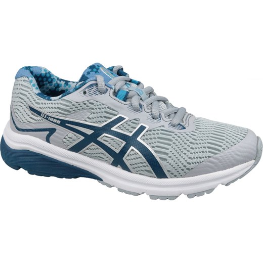 Buty sportowe damskie Asics dla biegaczy wielokolorowe na wiosnę na płaskiej podeszwie bez wzorów sznurowane