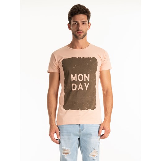 T-shirt męski Gate z krótkim rękawem