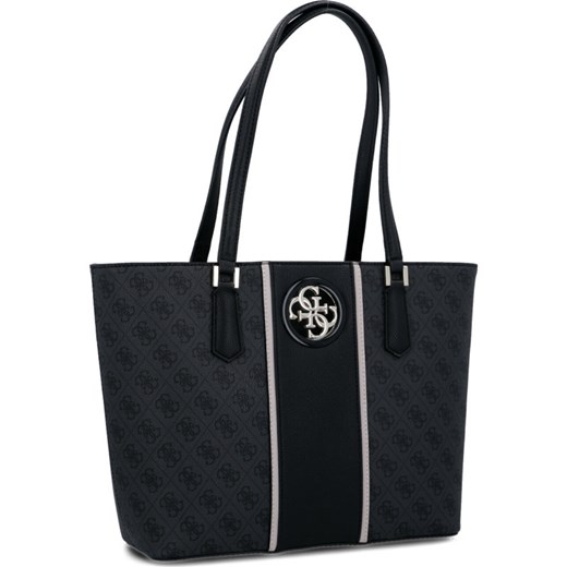 Shopper bag Guess duża na ramię bez dodatków