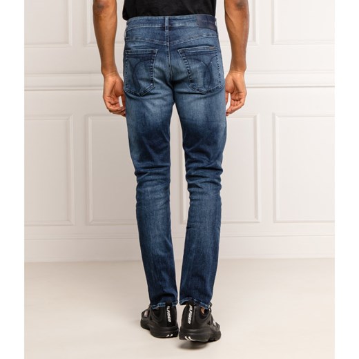 Jeansy męskie Calvin Klein casual gładkie