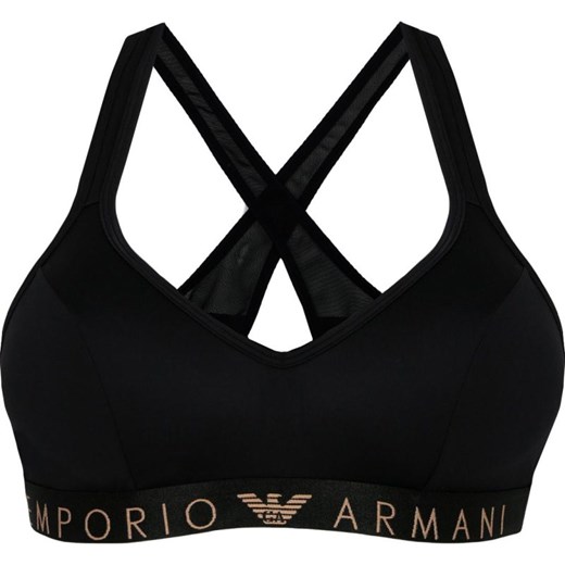 Biustonosz Emporio Armani z napisem
