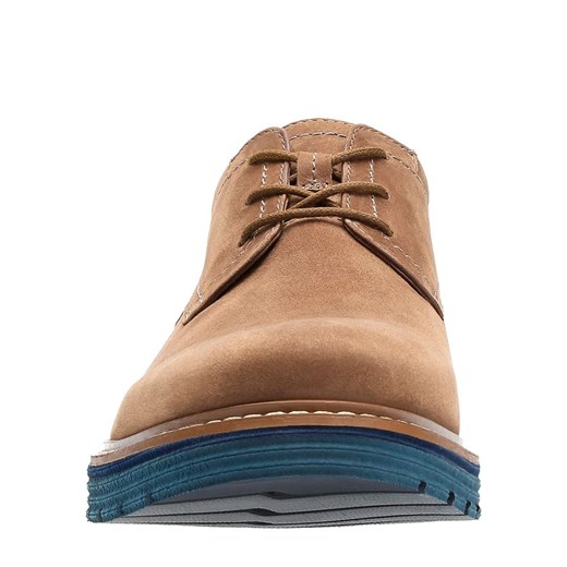 skórzane trzewiki "Newkirk Plain" w kolorze jasnobrązowym Clarks 45 Limango Polska