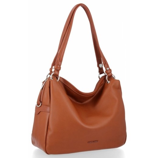 Shopper bag David Jones bez dodatków na ramię matowa