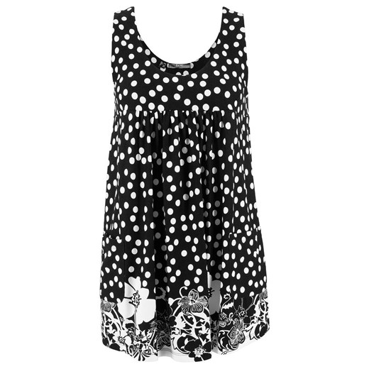 Luźniejszy top z nadrukiem dookoła | bonprix Bonprix 56/58 bonprix