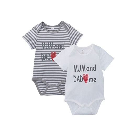 Body niemowlęce (2 szt.), bawełna organiczna | bonprix Bonprix 68/74 bonprix