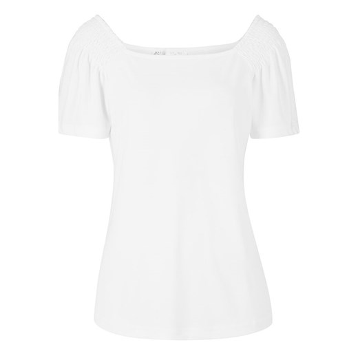 Shirt z krepy z dżerseju | bonprix Bonprix 52/54 promocyjna cena bonprix