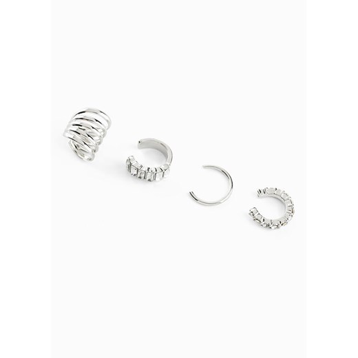 Komplet kolczyków "ear cuff" (4 części) | bonprix Bonprix 0 bonprix