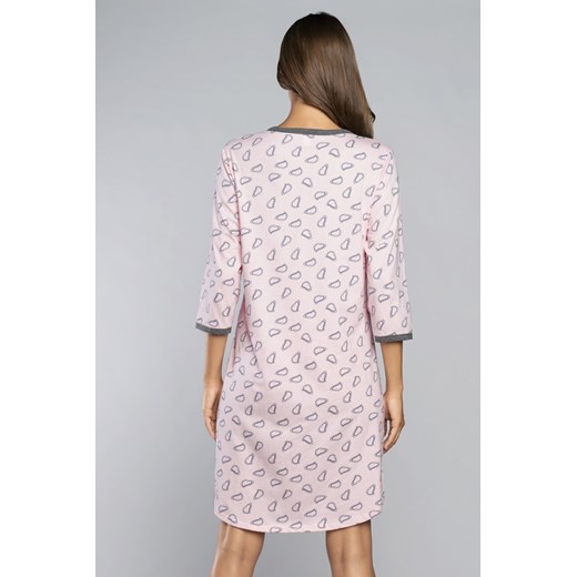 Koszula Nocna Ciążowa Model Loja r.3/4 Łosoś Italian Fashion S Bomawika