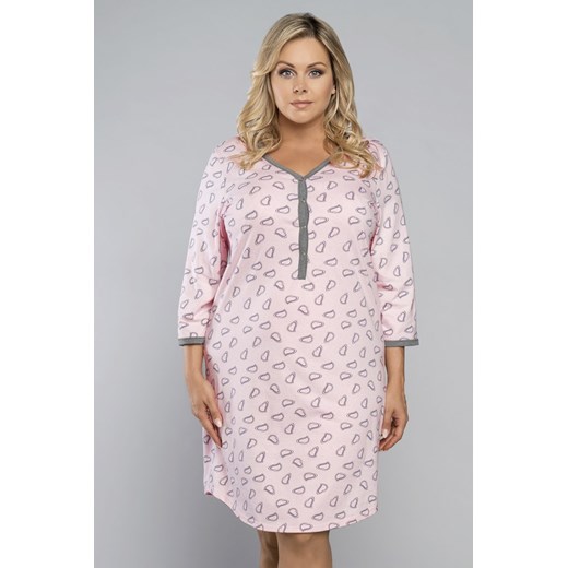 Koszula Nocna Ciążowa Model Loja r.3/4 Łosoś Italian Fashion XXL Bomawika